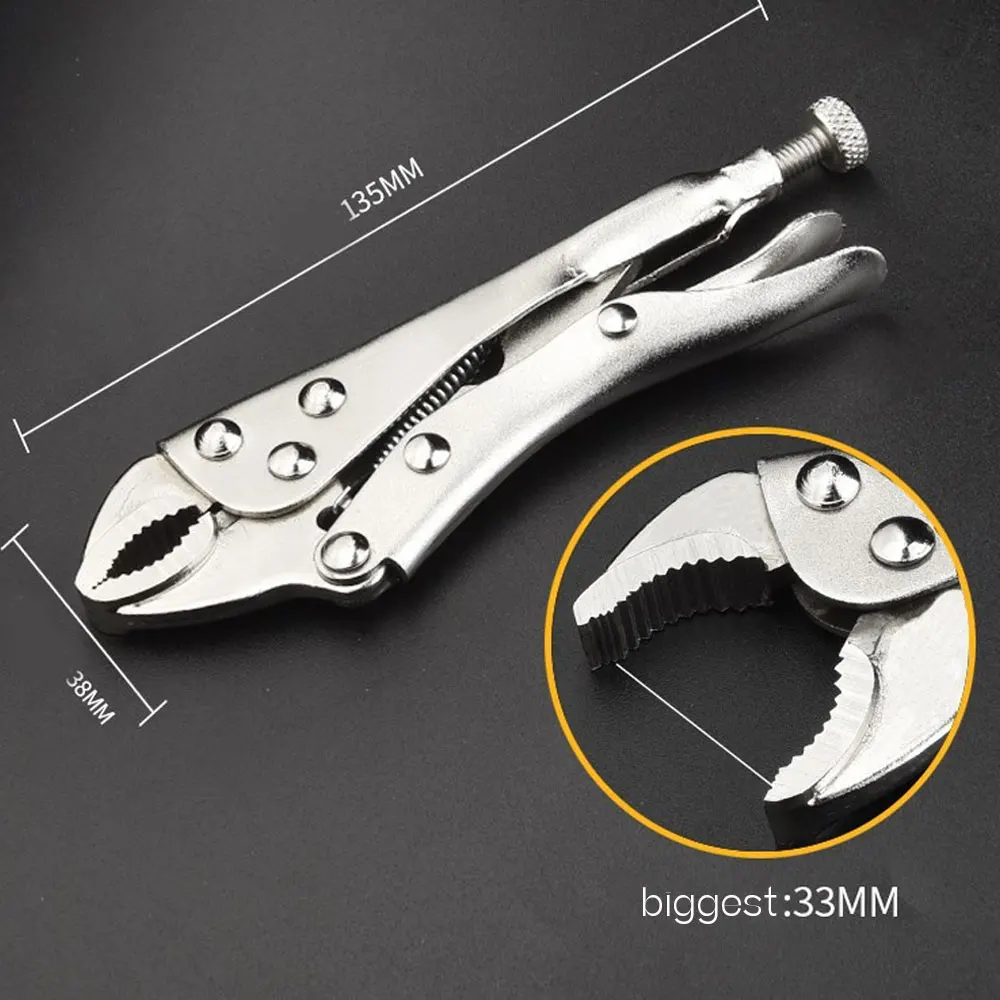Woodworking Japanese Tools - 5 inches Straight Jaw Lock Locking