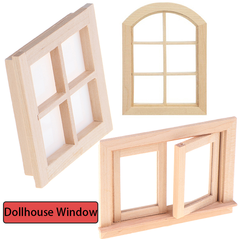 1pcs  DIY Double Window 1/12 D - Woodworking For Beginners のレビューと価格