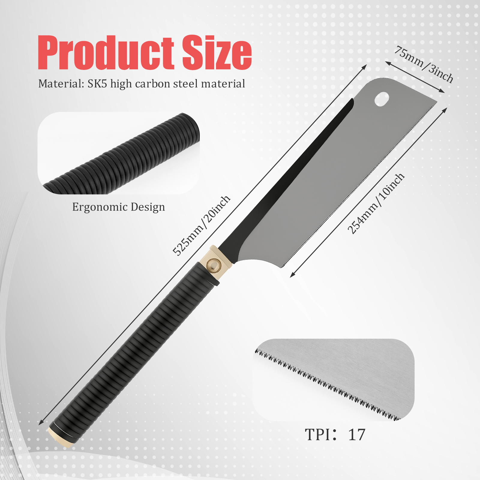 Japanese Hand Saw SK5 Flexible - Woodworking Japanese Tools のレビューと価格