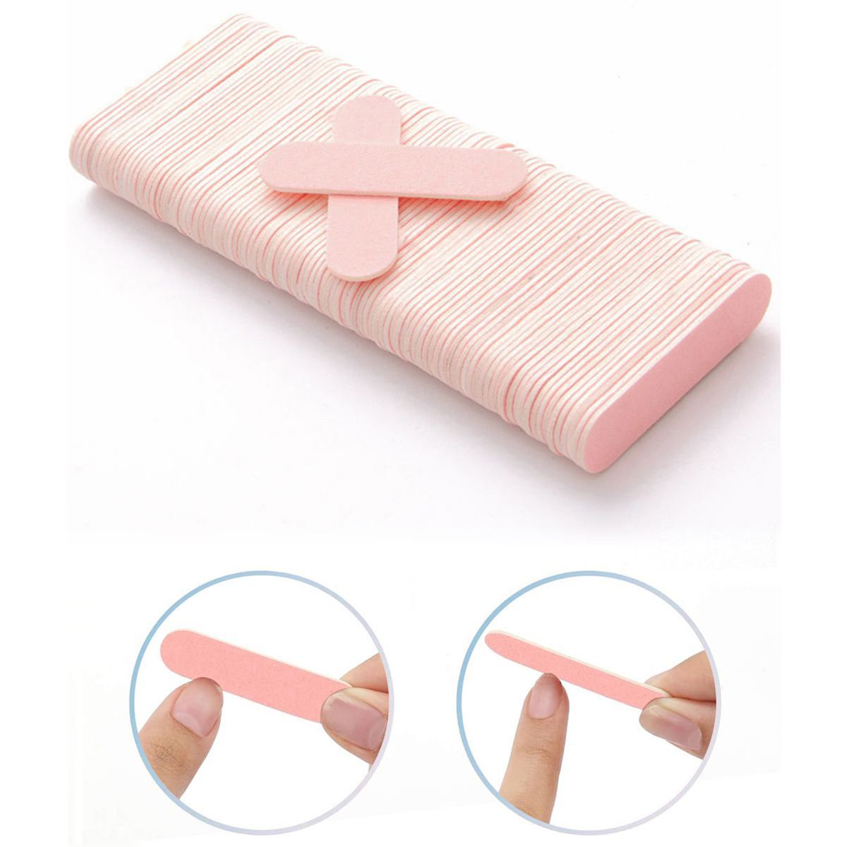 15 TO 1000 Pcs Pink Nail Files - Woodworking File のレビューと価格