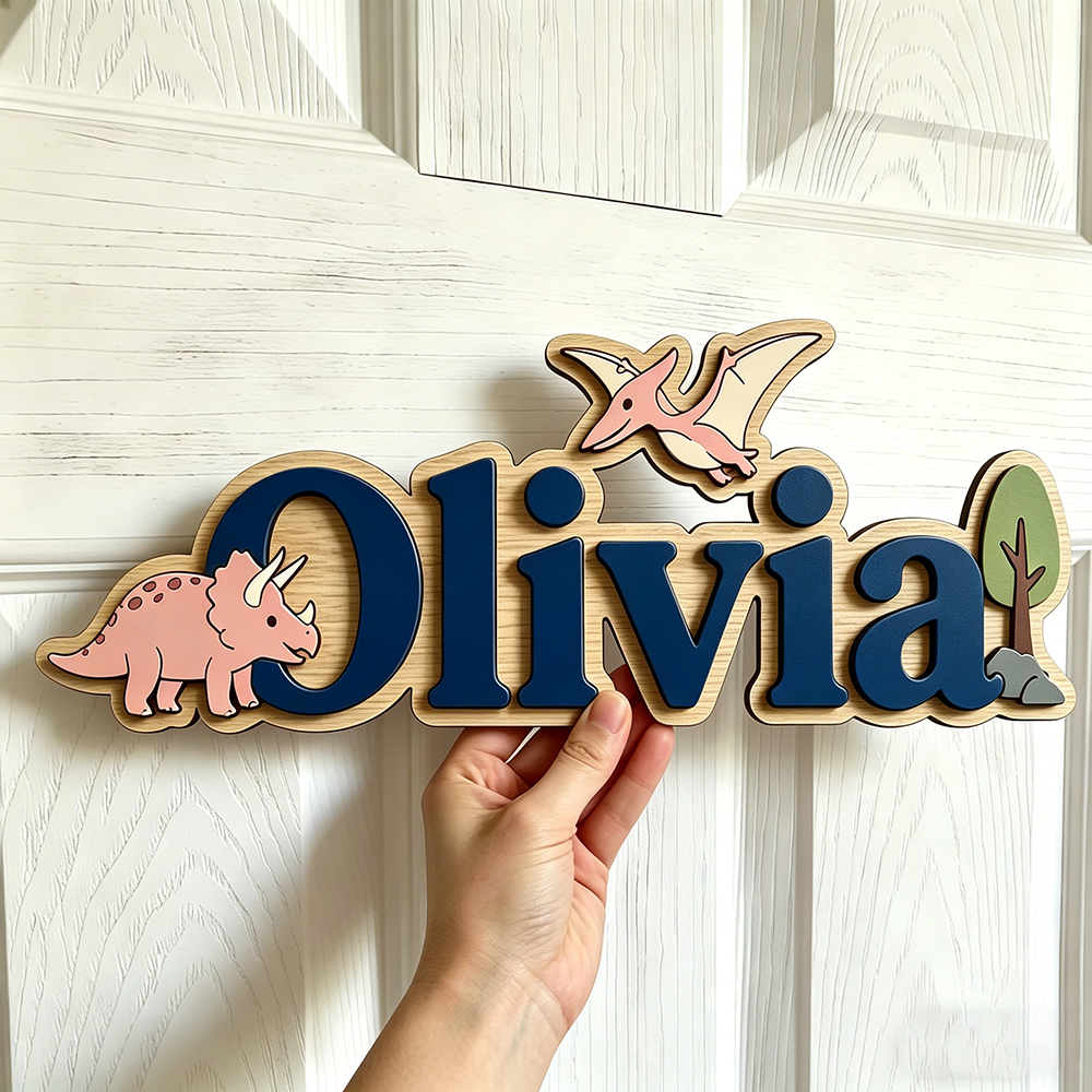 Personalized Dinosaur Name Sig - Woodworking For Beginners のレビューと価格