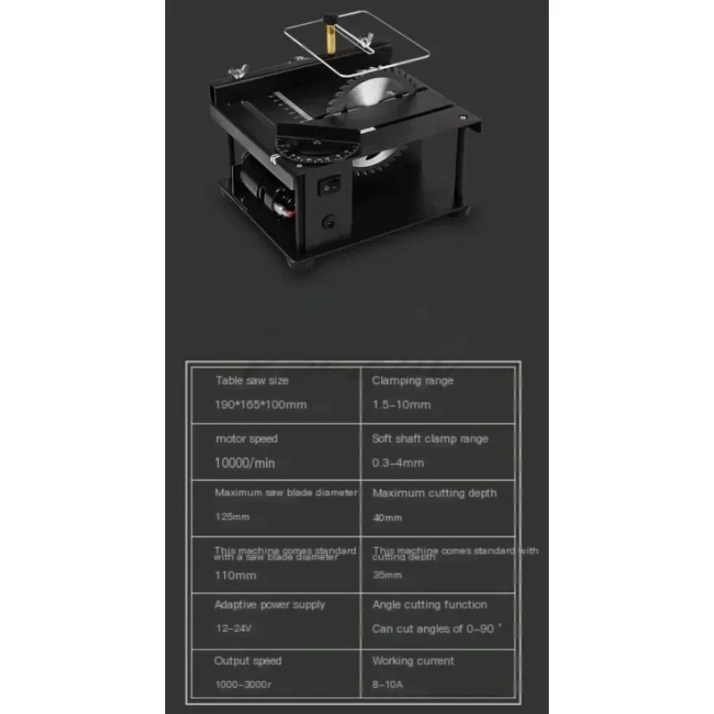 Micro Small Table Saw DIY Wood - Woodworking File のレビューと価格