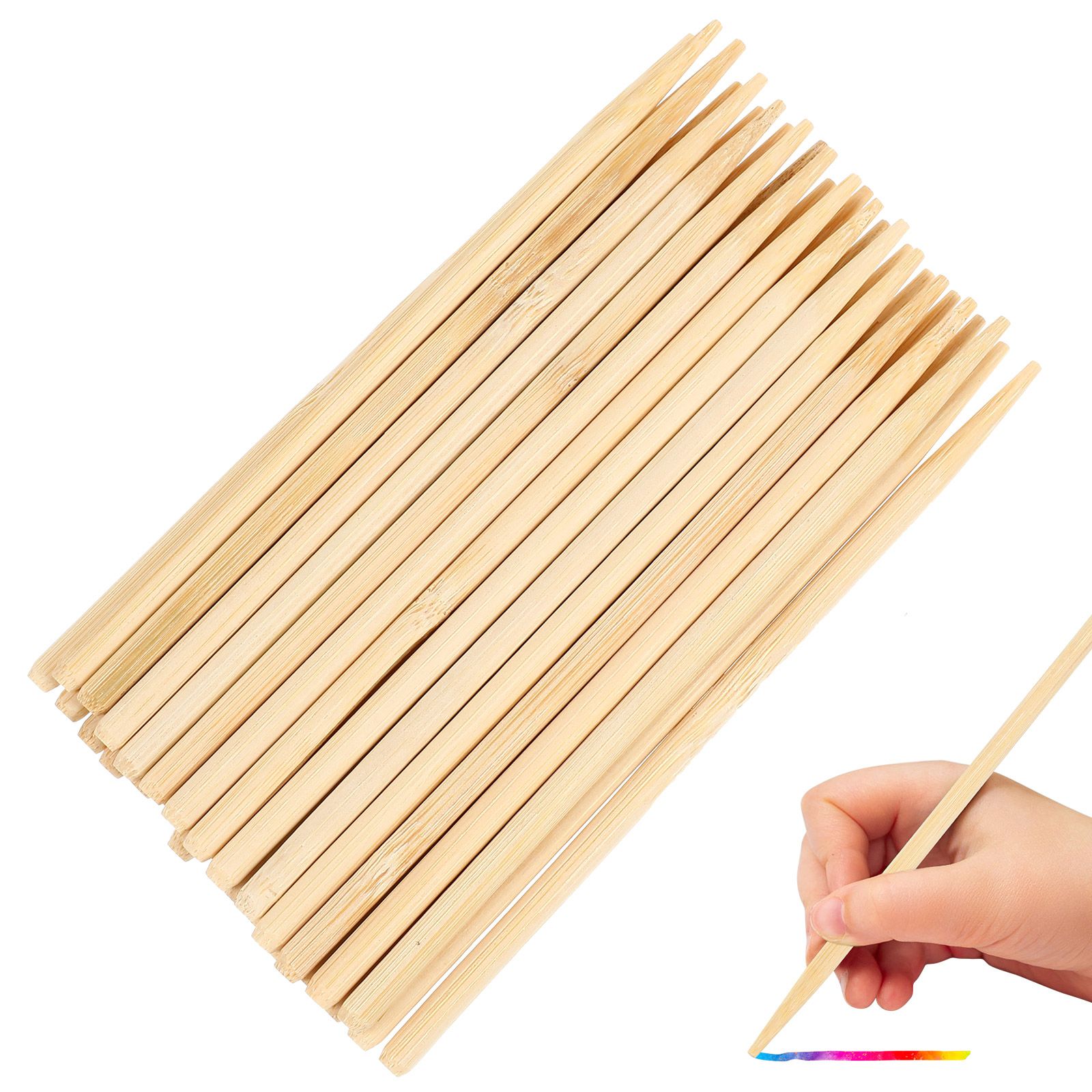 30pcs Scratch Bamboo Pens Wax  - Woodworking For Beginners のレビューと価格