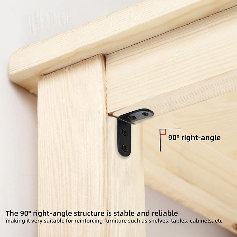 6-20 Pcs Black Corner Brace L  - Woodworking Joints のレビューと価格