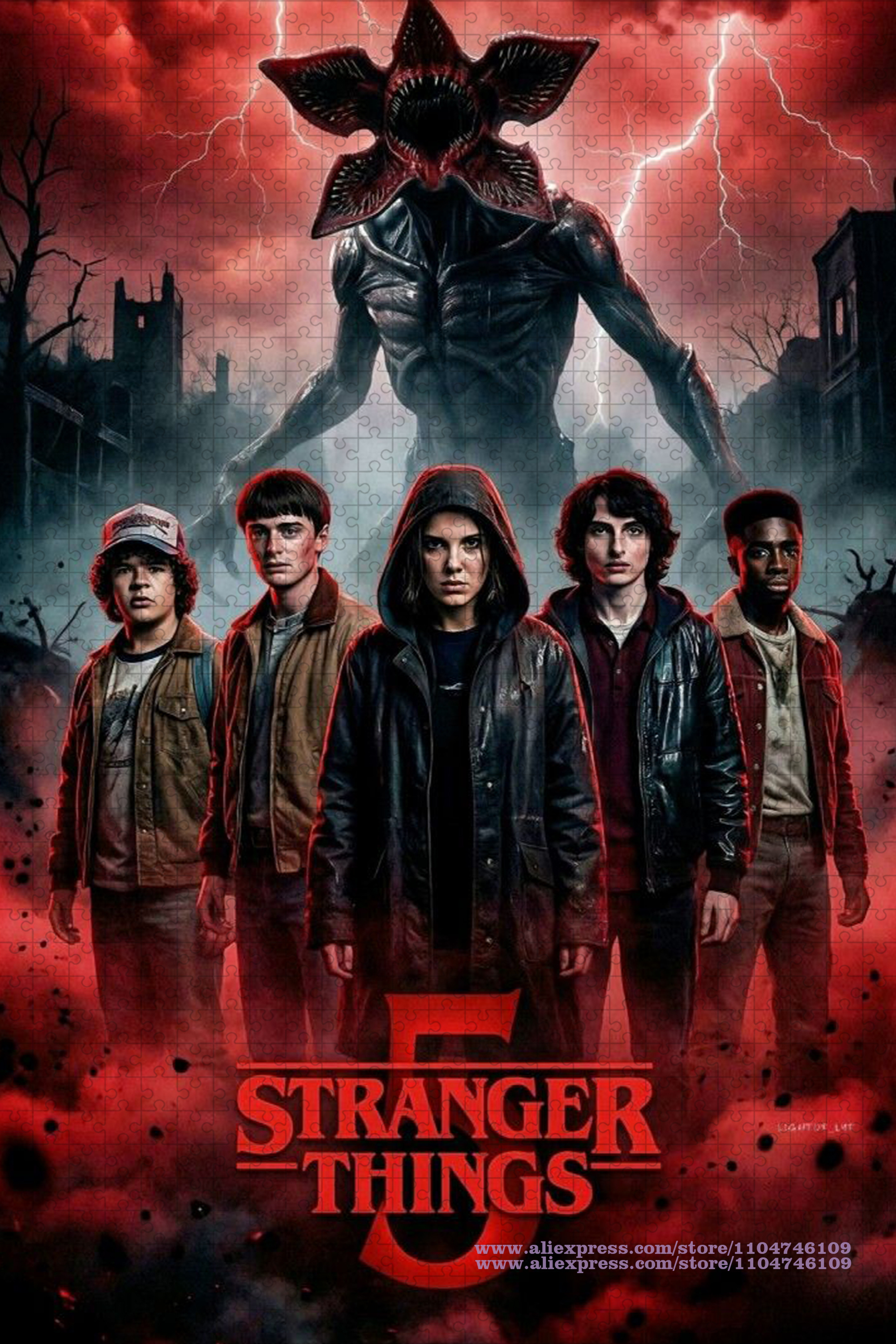 Stranger Things Puzzle Jigsaw  - Woodworking For Beginners のレビューと価格