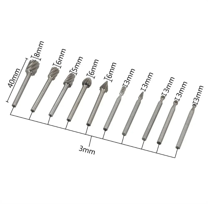 For Dremel Carbide Rotary Burr - Router Bits For Woodworking のレビューと価格