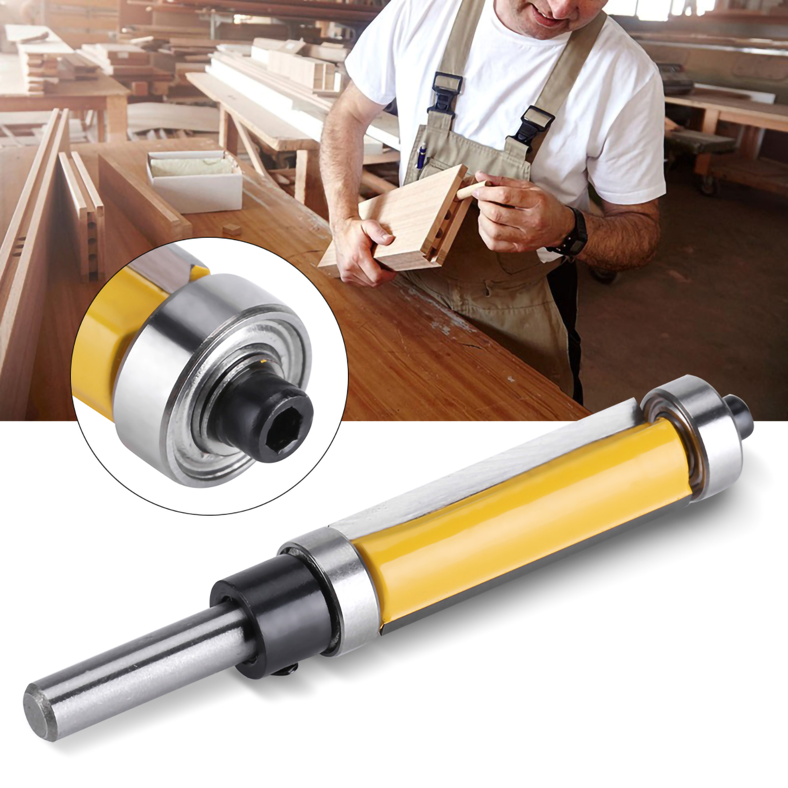 Flush Trim Router Bit with Top - Router Bits For Woodworking のレビューと価格