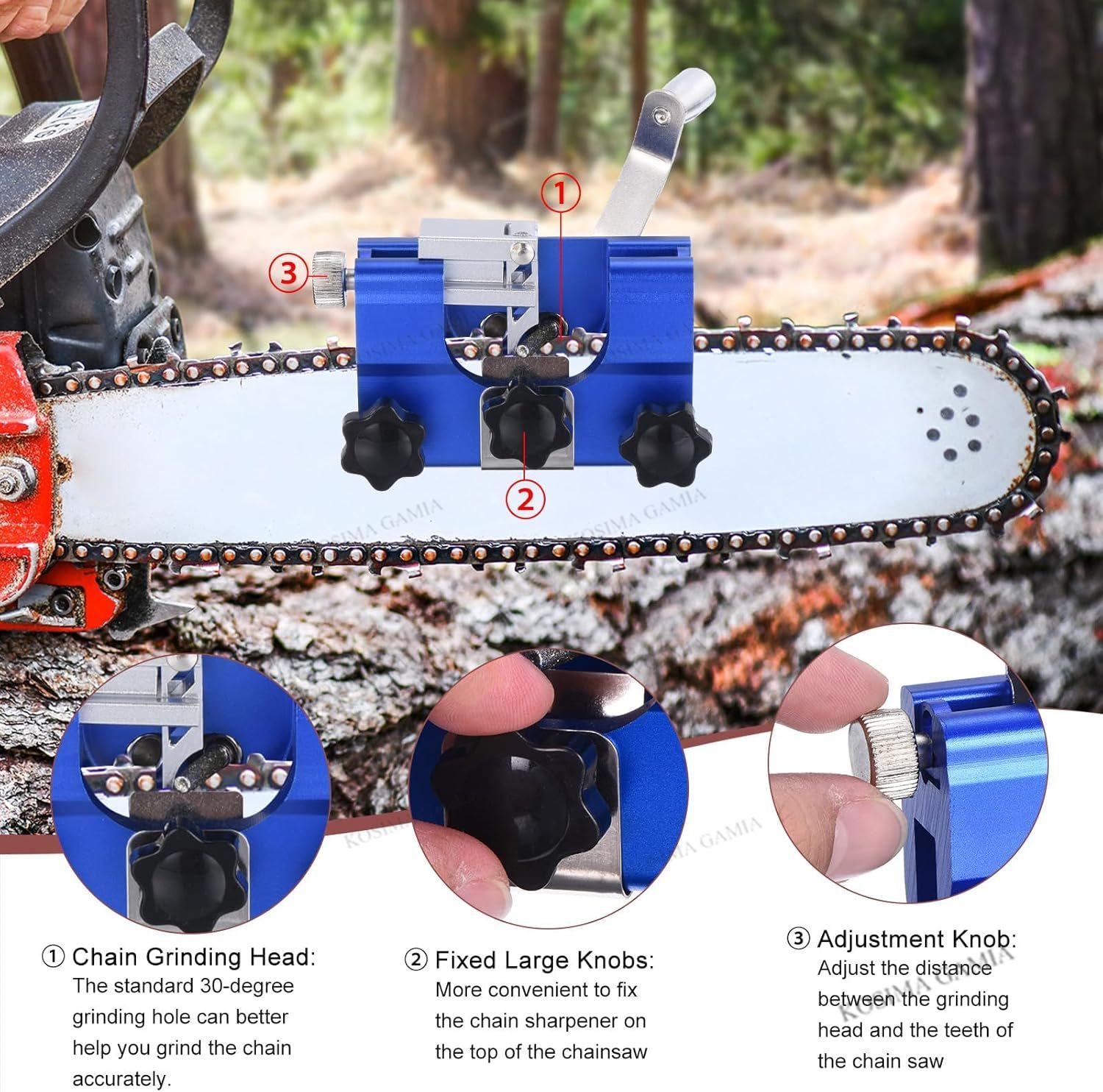 Portable Manual Chain Saw Blad - Woodworking Ai のレビューと価格