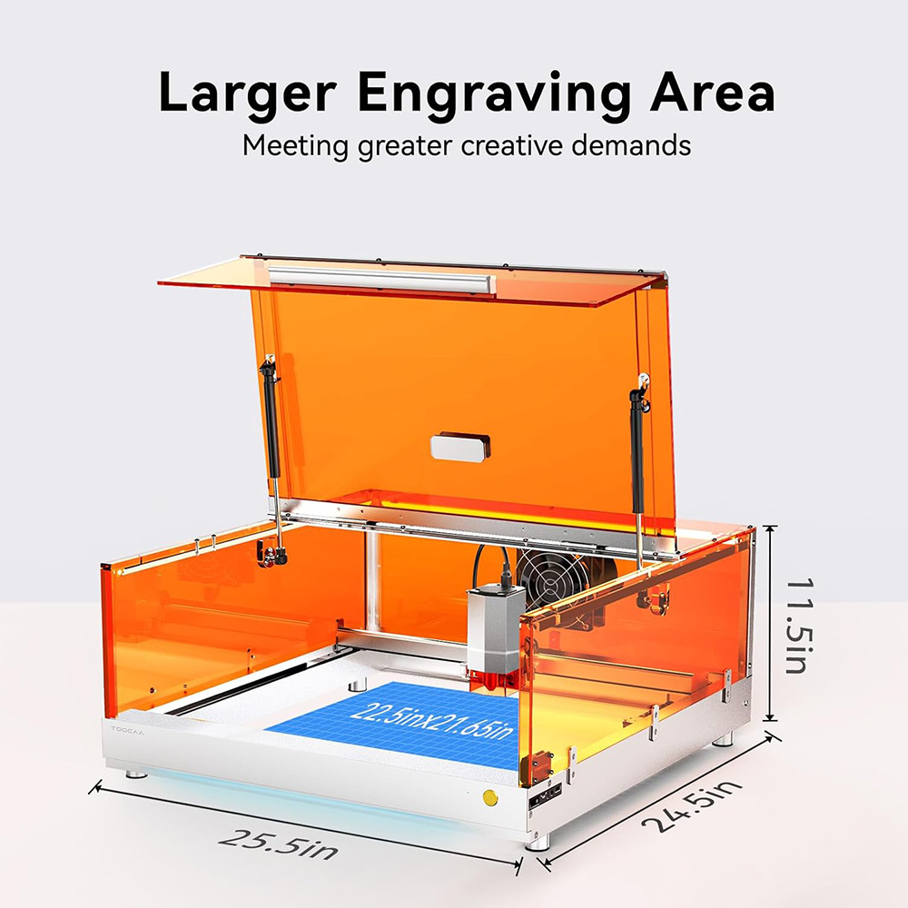 TOOCAA L2 40W AI Desktop Laser - Woodworking Classes のレビューと価格
