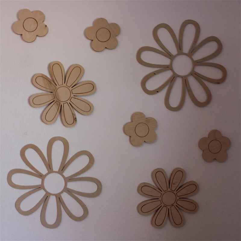Ins Wooden Daisy Wall Flowers  - Woodworking For Beginners のレビューと価格
