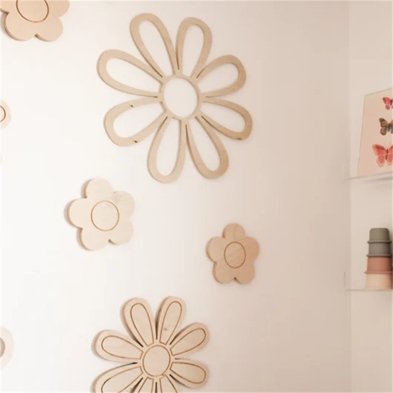 Ins Wooden Daisy Wall Flowers  - Woodworking For Beginners のレビューと価格