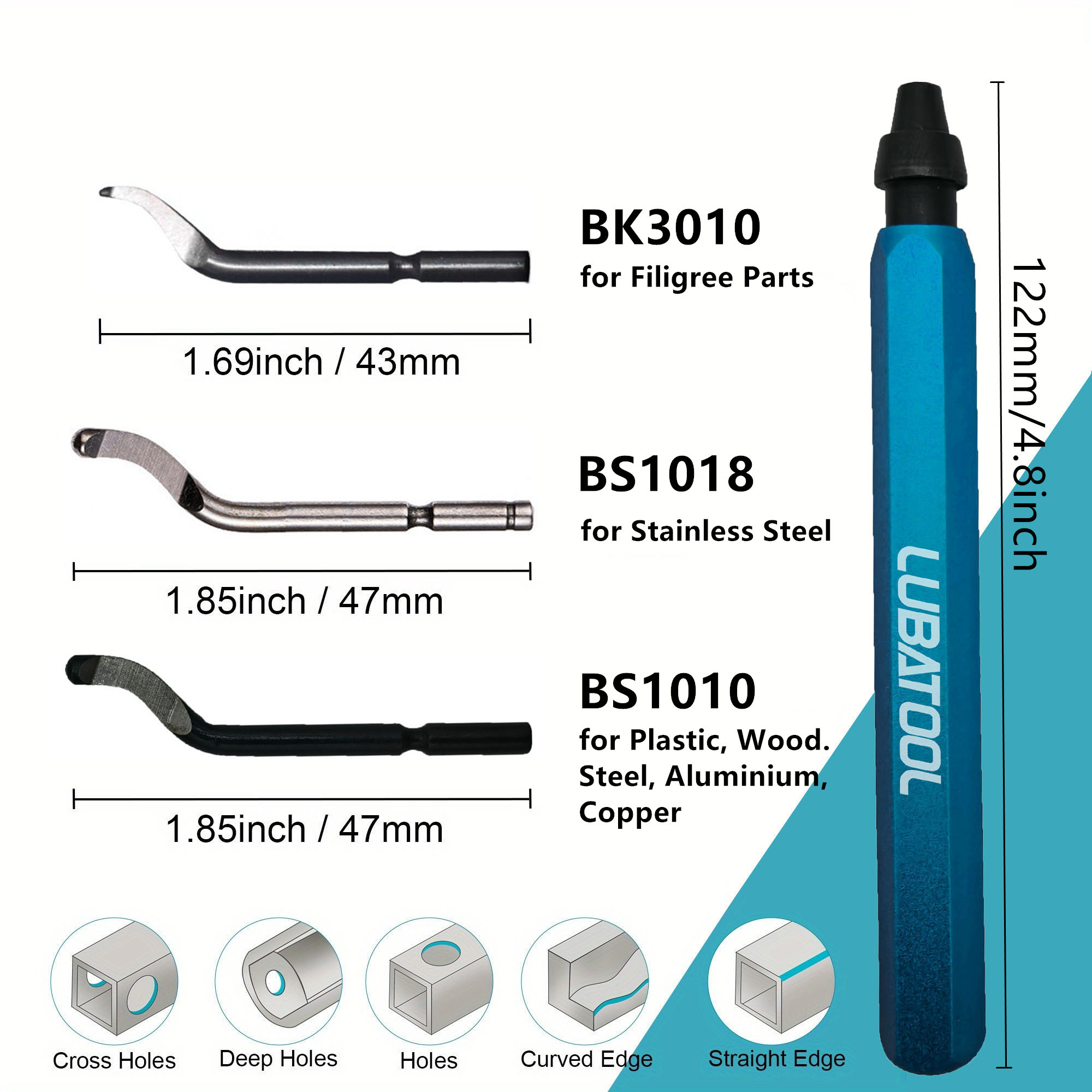 LUBATOOL Deburring Tool with 1 - Router Bits For Woodworking のレビューと価格