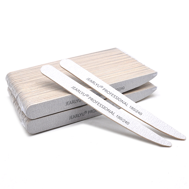 50pcs Lancet Wooden Nail Files - Woodworking File のレビューと価格