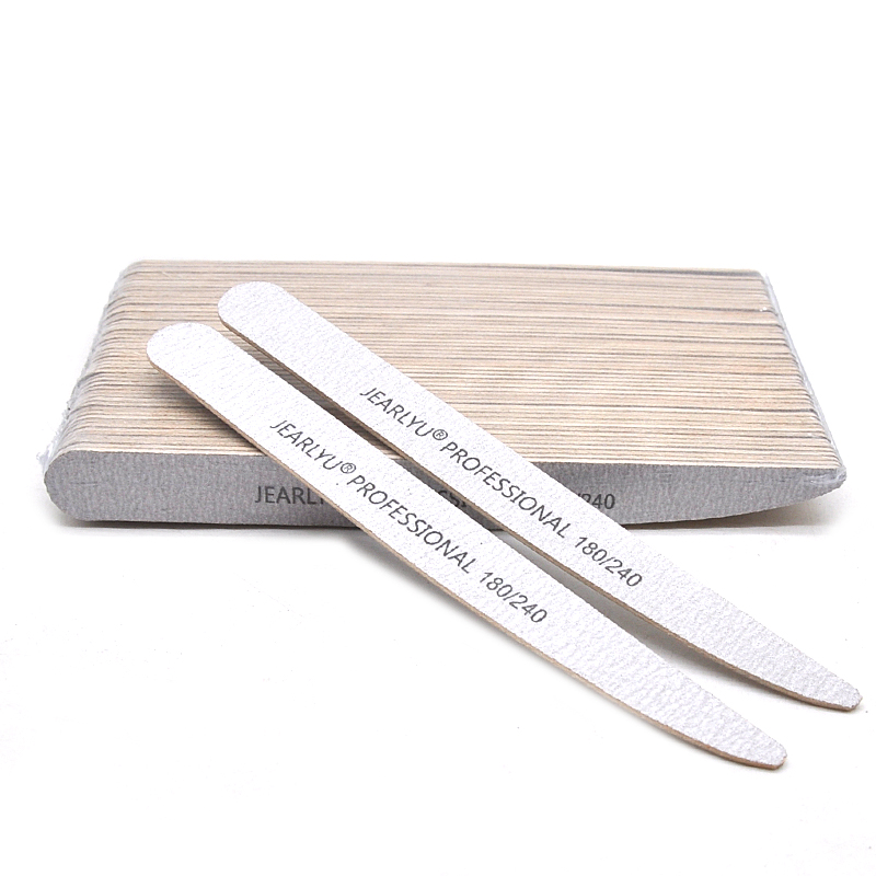 50pcs Lancet Wooden Nail Files - Woodworking File のレビューと価格
