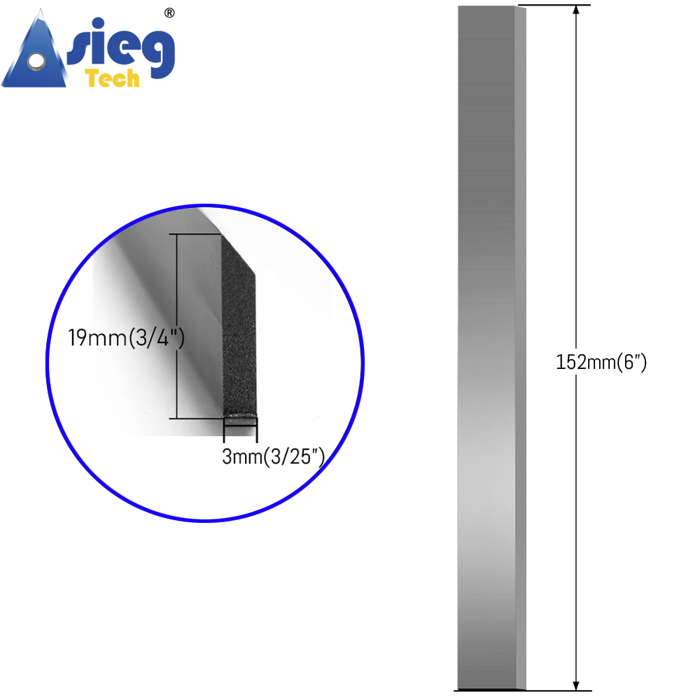152mmx19mmx3mm Planer Blades 6 - Woodworking Jointer のレビューと価格