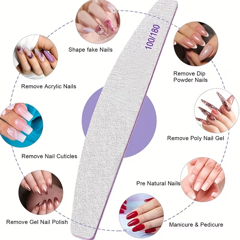 Nail File Buffer 100 180 Grit  - Woodworking File のレビューと価格