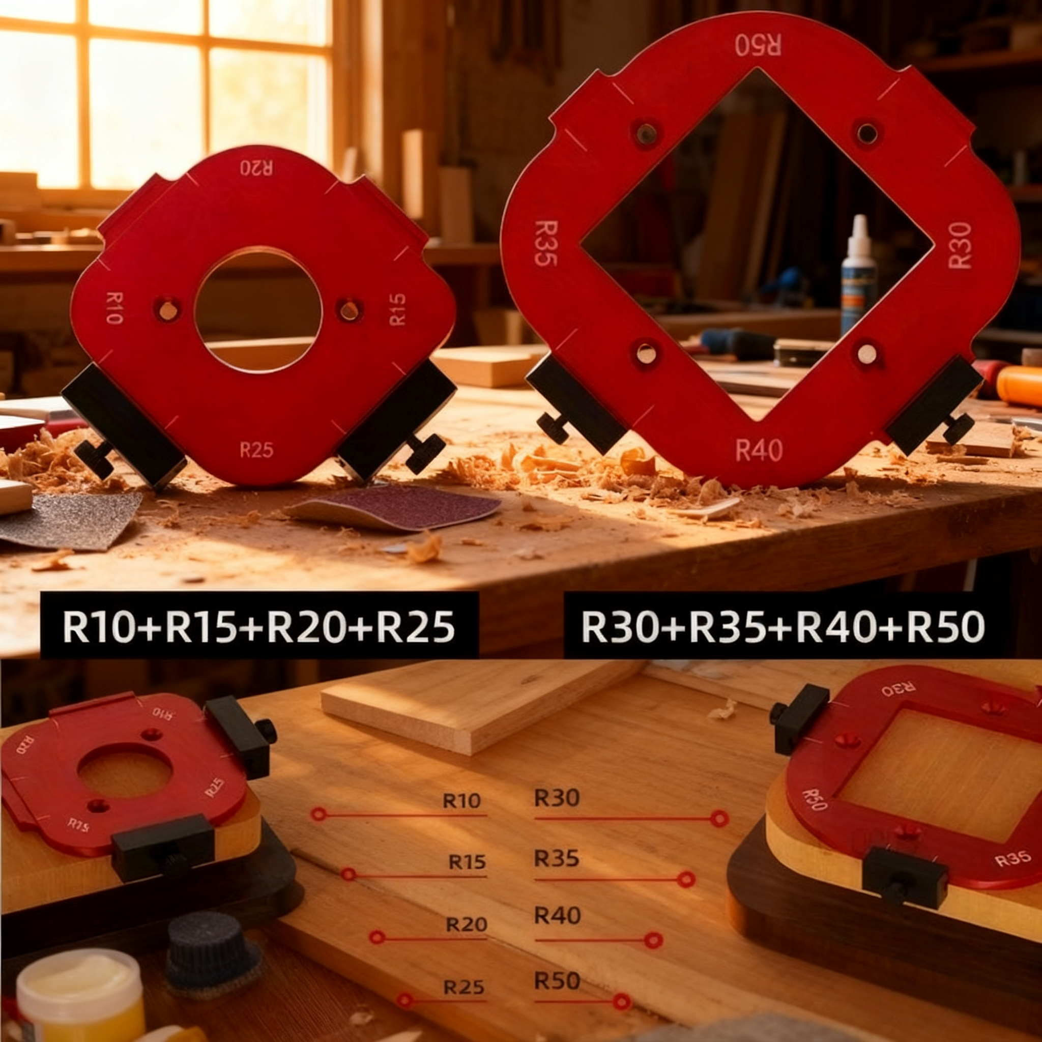 2pcs Woodworking Router Corner - Router Bits For Woodworking のレビューと価格
