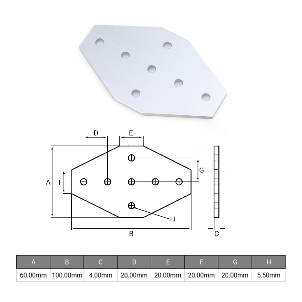 Openbuilds 7 Hole Cross Joinin - Woodworking Joints のレビューと価格